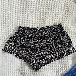 Victoria's Secret Black and White Women's Shorts